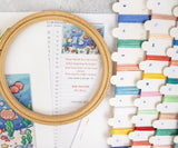 Esquema con bastidor del kit Letistitch L10-010 Under the Sea