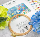 Hoja de esquema del kit de punto de cruz Letistitch L10-010 Under the Sea