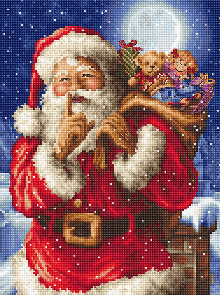 L8000 El secreto de Santa LETISTITCH Kit de Punto de Cruz
