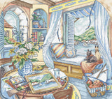 Cross Stitch Kit - Window Seat - L8006 - LETISTITCH