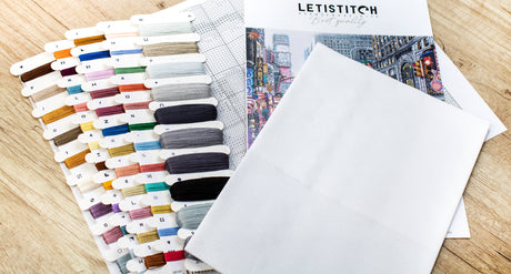 New York - L8012 LETISTITCH - Cross Stitch Kit