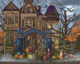 Cross Stitch Kit L8013 LETISTITCH "Moonlight Mansion"