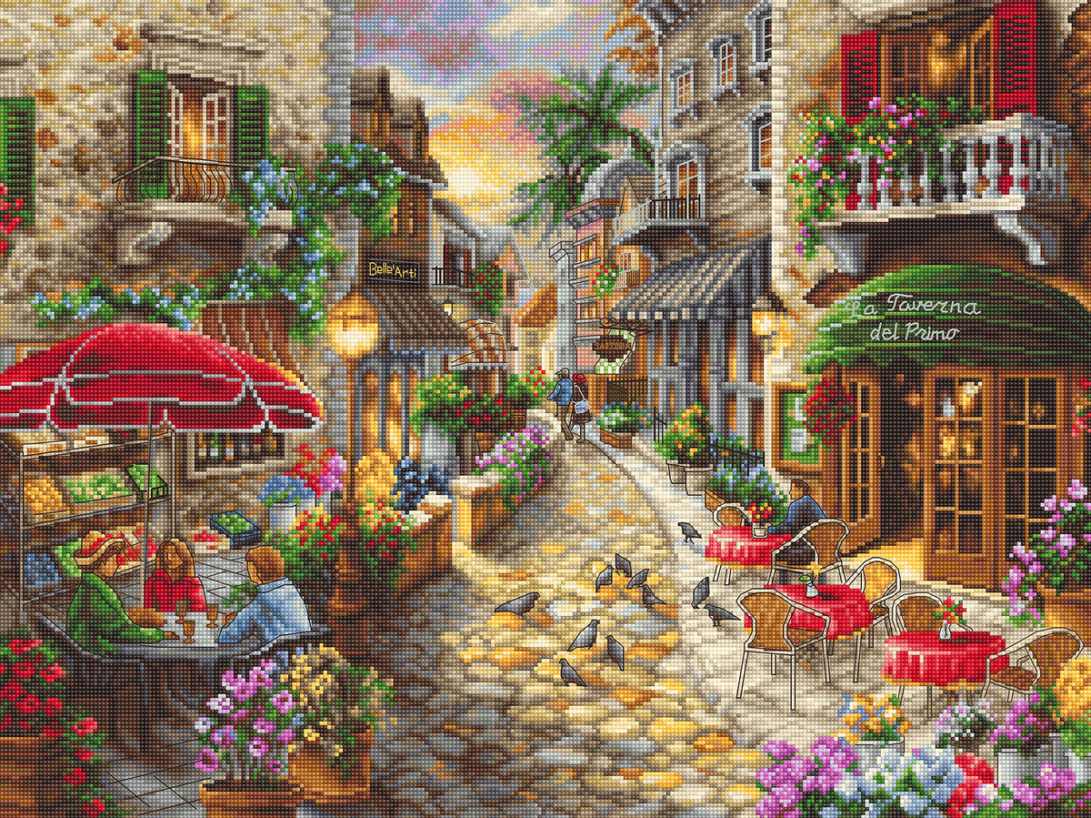 Early Evening in Avola - L8021 LETISTITCH - Kit de Punto de Cruz
