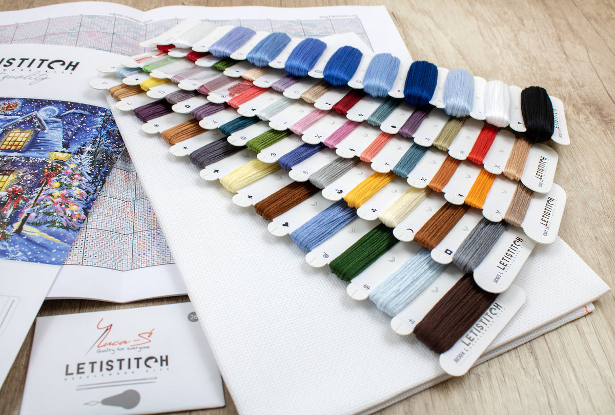 Contenido del kit: hilos, tela y aguja – Regent Street, Londres