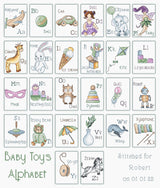 Baby Toys Alphabet - L8063 LETISTITCH - Kit de Punto de Cruz