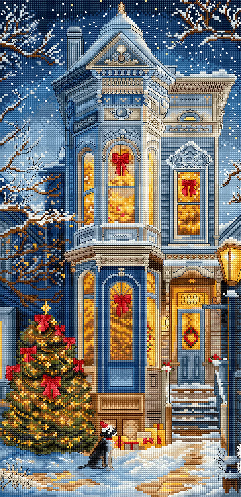 Kit de Punto de Cruz Letistitch - Victorian Christmas L9953