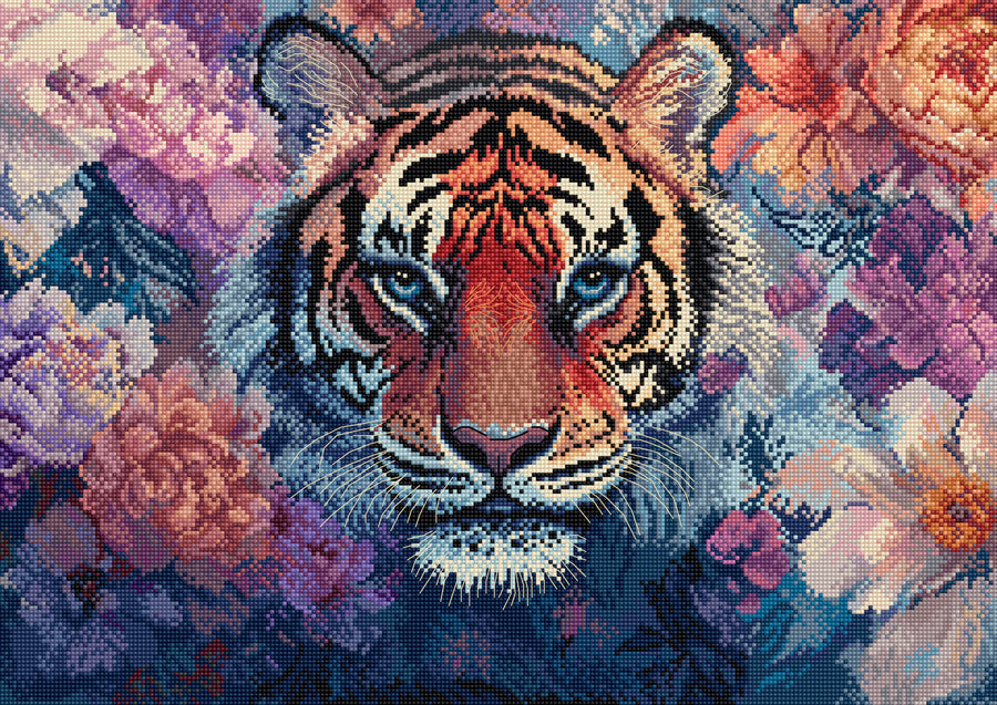 Kit de Punto de Cruz Letistitch Eyes of the Wild L9957