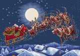 Kit de Punto de Cruz Letistitch - Christmas Eve Flight L9959
