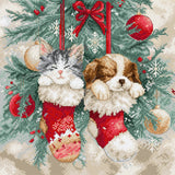 Kit de Punto de Cruz LetiStitch L9966 – Christmas Naps (Siestas de Navidad)