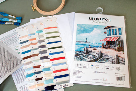 Seaport Cross Stitch Kit - LETISTITCH LETI 908