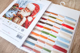 Cross Stitch Kit LETI 919 Santa Claus and Snowman - LETISTITCH