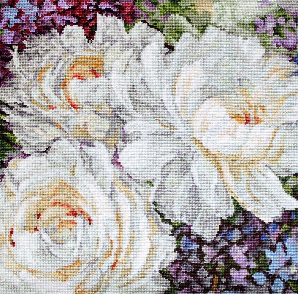 White Roses - Kit de Punto de Cruz LETISTITCH LETI 930