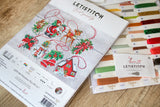 LETI 966 Christmas Decorations Kit nr.1 - LETISCTITH - Cross Stitch Kit