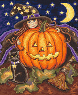 LETI 992 Pumpkin Girl - LETISTITCH - Cross Stitch Kit