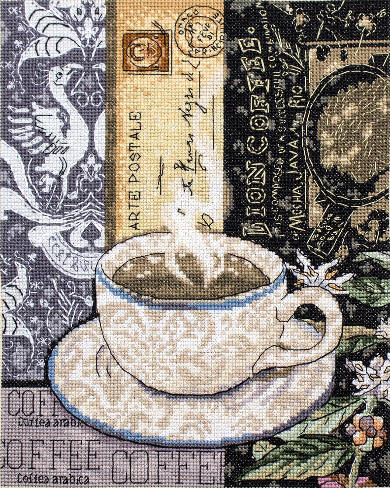 LETI 994 Lion Coffee C - LETISTITCH - Cross Stitch Kit