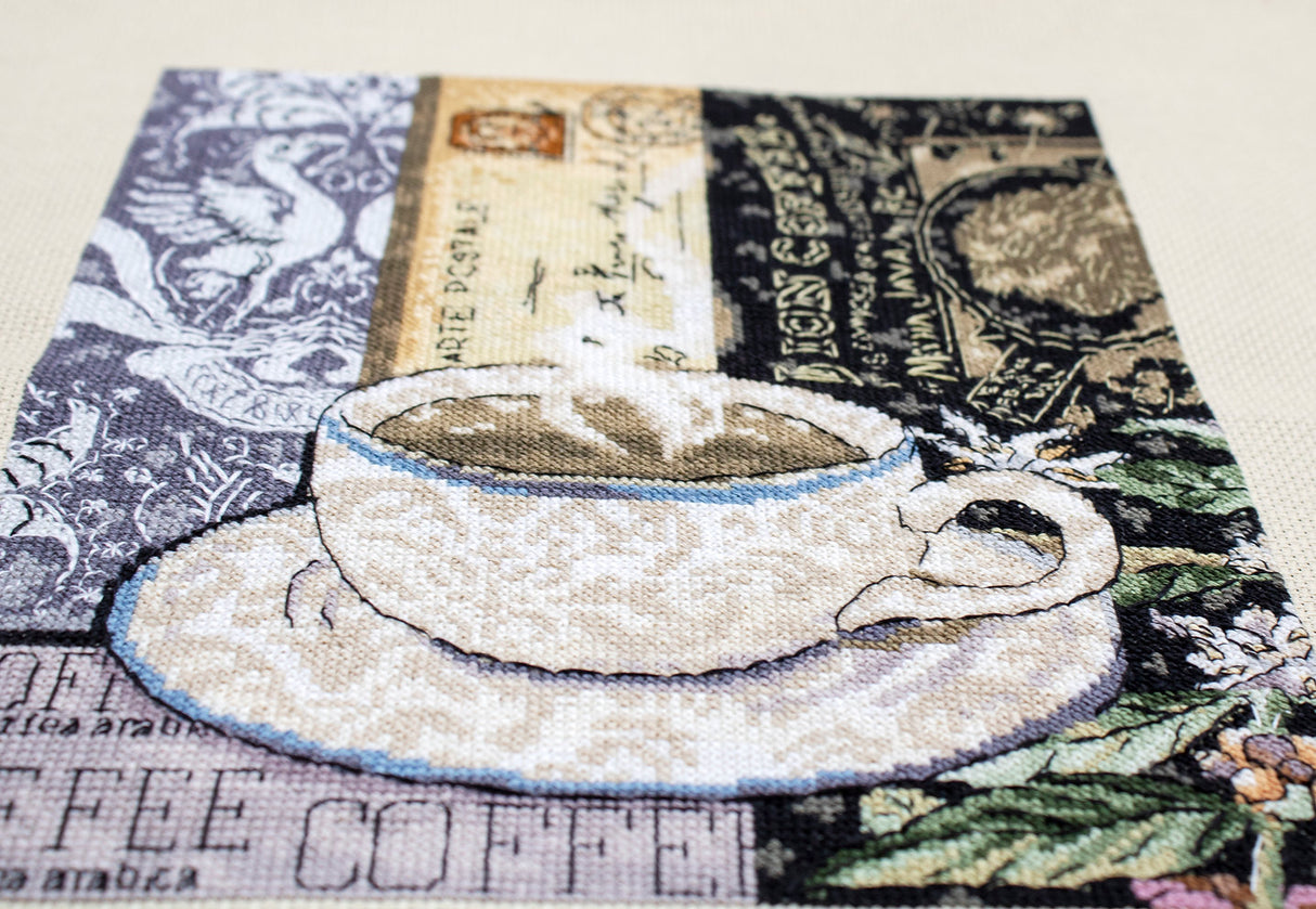 LETI 994 Lion Coffee C - LETISTITCH - Cross Stitch Kit