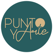 Punto y Arte is a Spanish online cross stitch shop logo