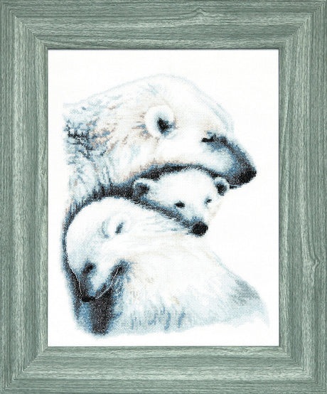 Embrace. Polar Bears - M-249 Charivna Mit - Cross Stitch Kit