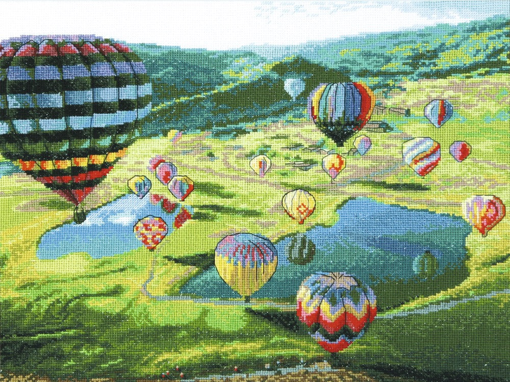 Balloons - M-443 Charivna Mit - Kit de Punto de Cruz