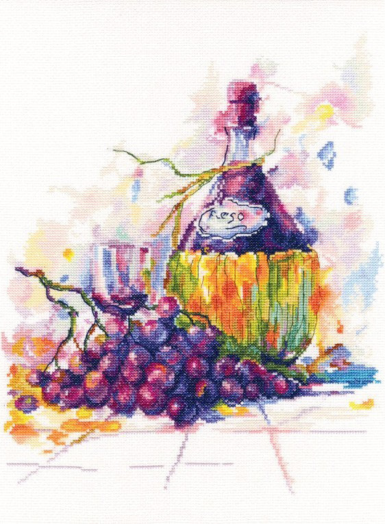 Kit de Punto de Cruz RTO Vino de uva – M615