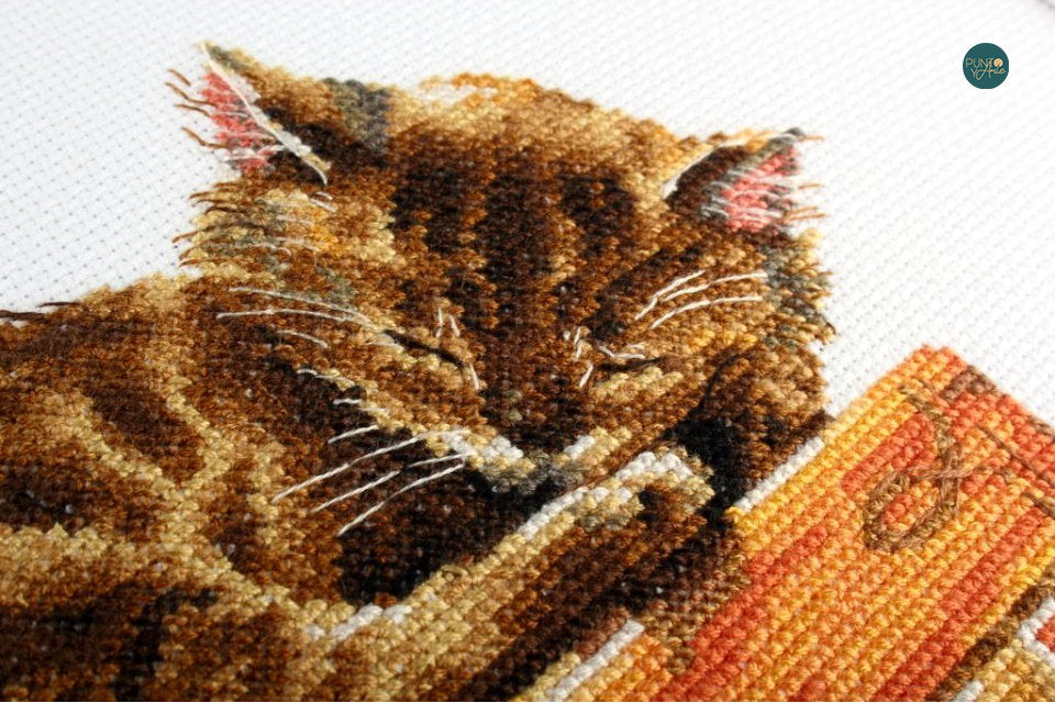 Kit de Punto de Cruz RTO Gata – M642 - imagen 3
