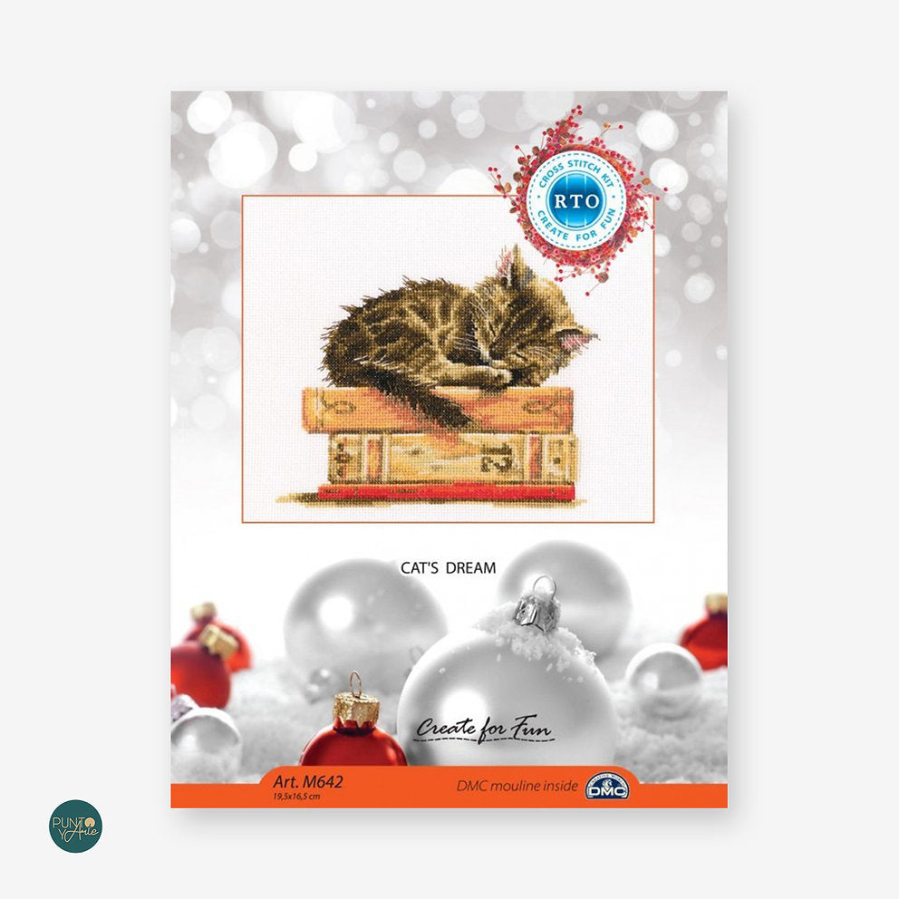 Kit de Punto de Cruz RTO Gata – M642 - imagen 2