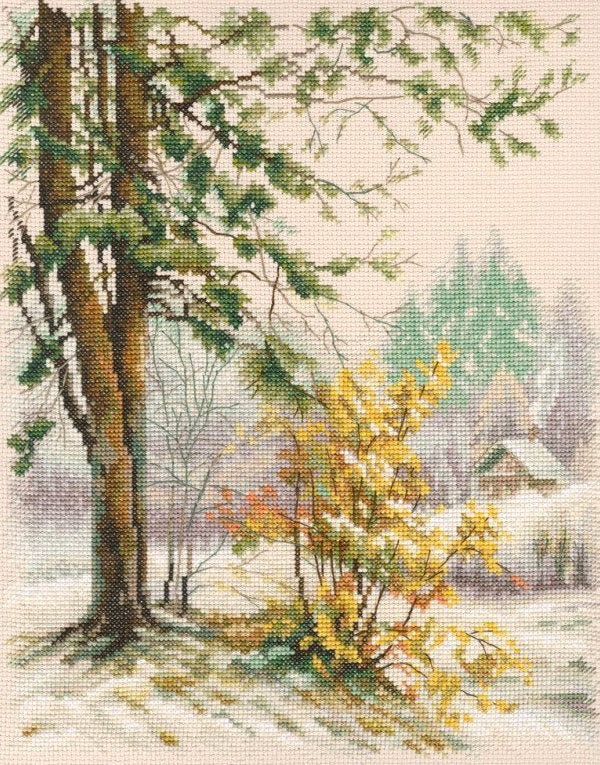 Kit de Punto de Cruz RTO El invierno ha llegado – M866