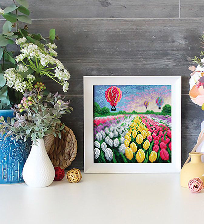 Kit Punto Diamante Campo de tulipanes – Brill Art MC-023 - imagen 2