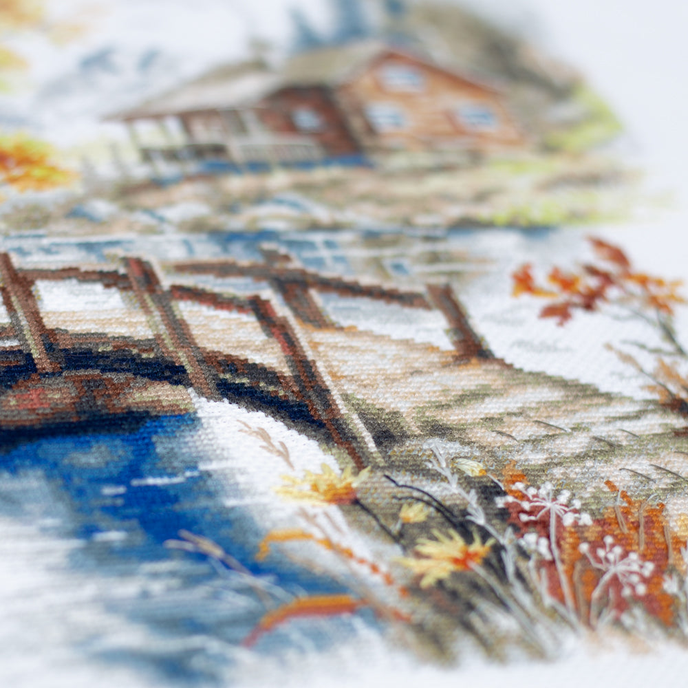 Autumn In The Mountains – Kit de Punto de Cruz Magic Needle 250-069