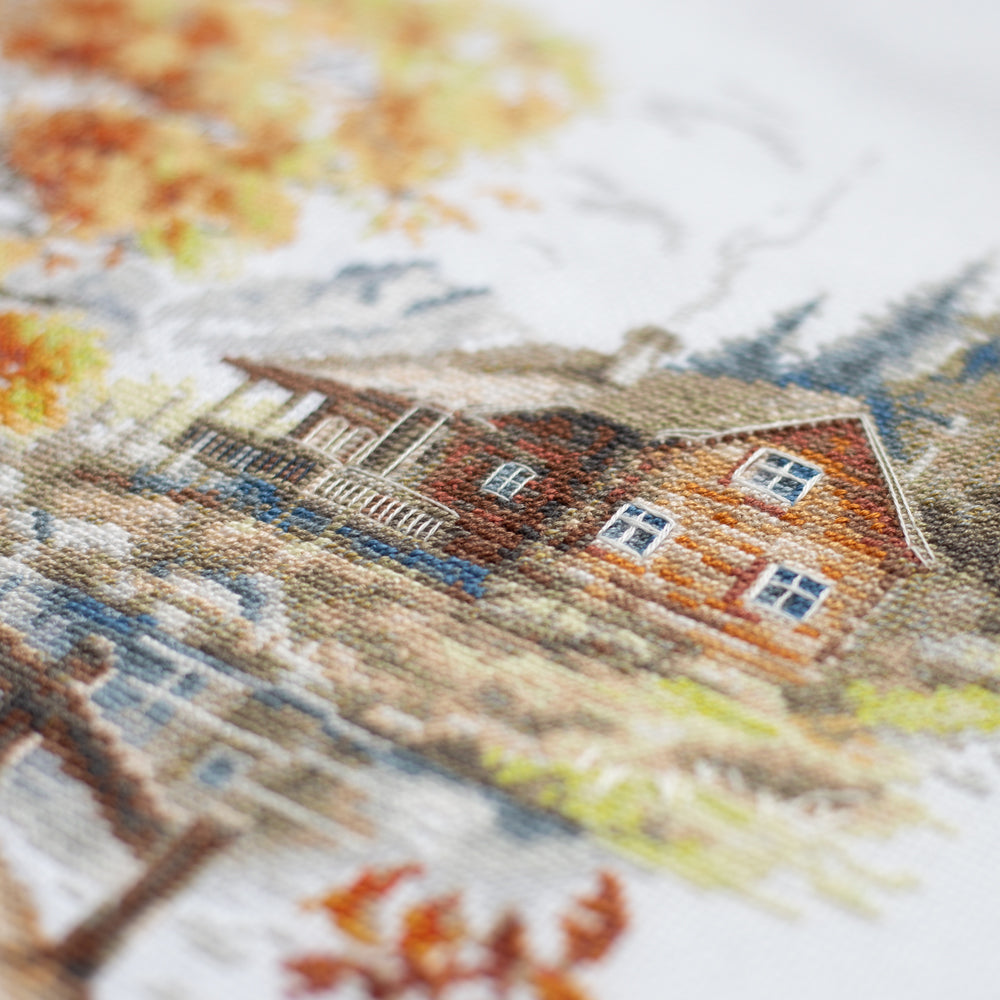 Autumn In The Mountains – Kit de Punto de Cruz Magic Needle 250-069