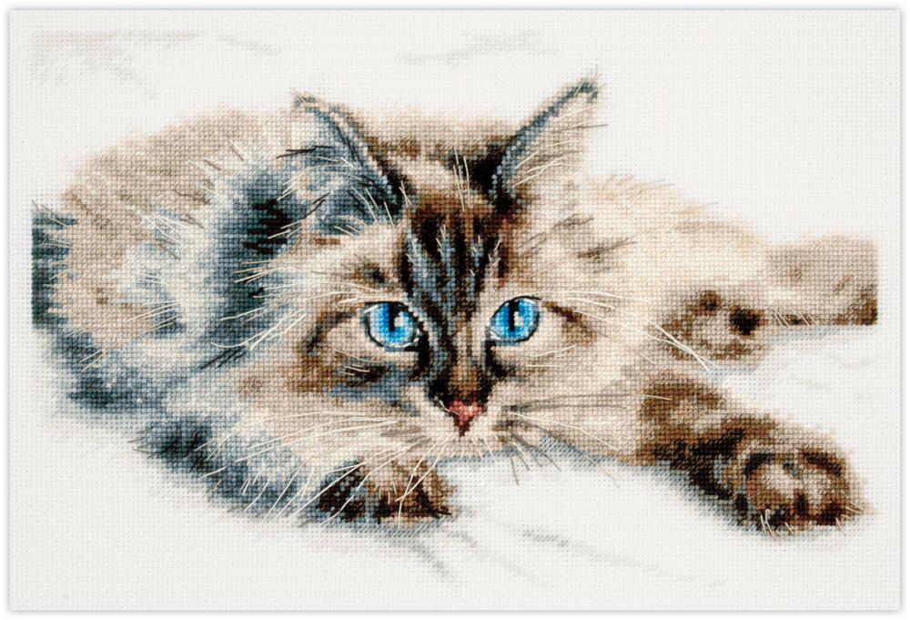 Kit de punto de cruz Magic Needle 260-170 – Fluffy Happiness