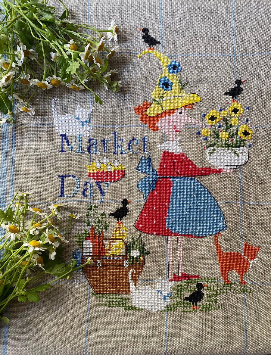 Market Day - Lilli Violette - Kreuzstichmuster