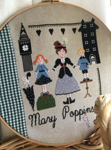 Mary Poppins - Lilli Violette - Grille de point de croix