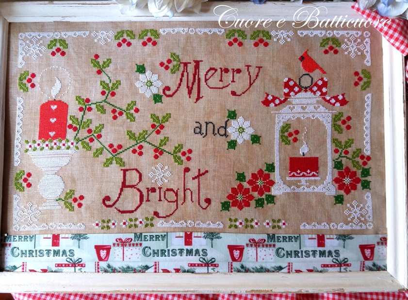 Merry and Bright - Herz und Herzklopfen - Kreuzstichmuster