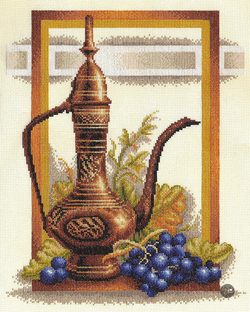 Still Life with Grapes - Panna - Cross Stitch Kit N-0294