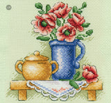 Flowers in a jug - Panna N-0513 - Cross stitch kit