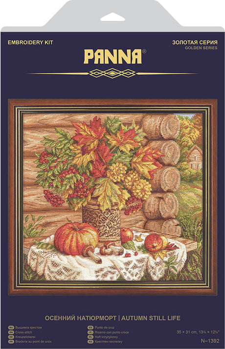 Autumn Still Life - Panna Oro - Cross Stitch Kit N-1392