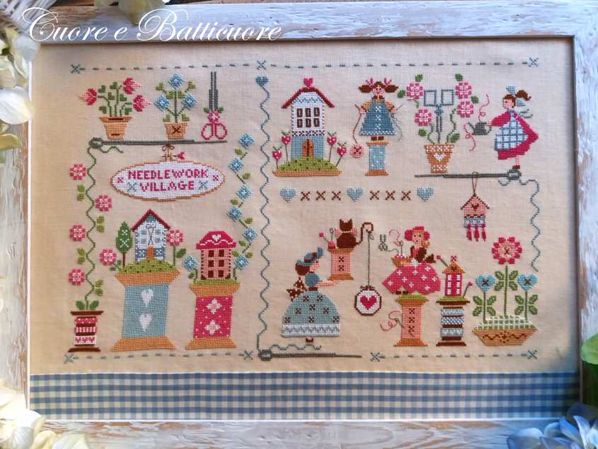 Needlework Village - Cuore e Batticuore - Cross Stitch Chart