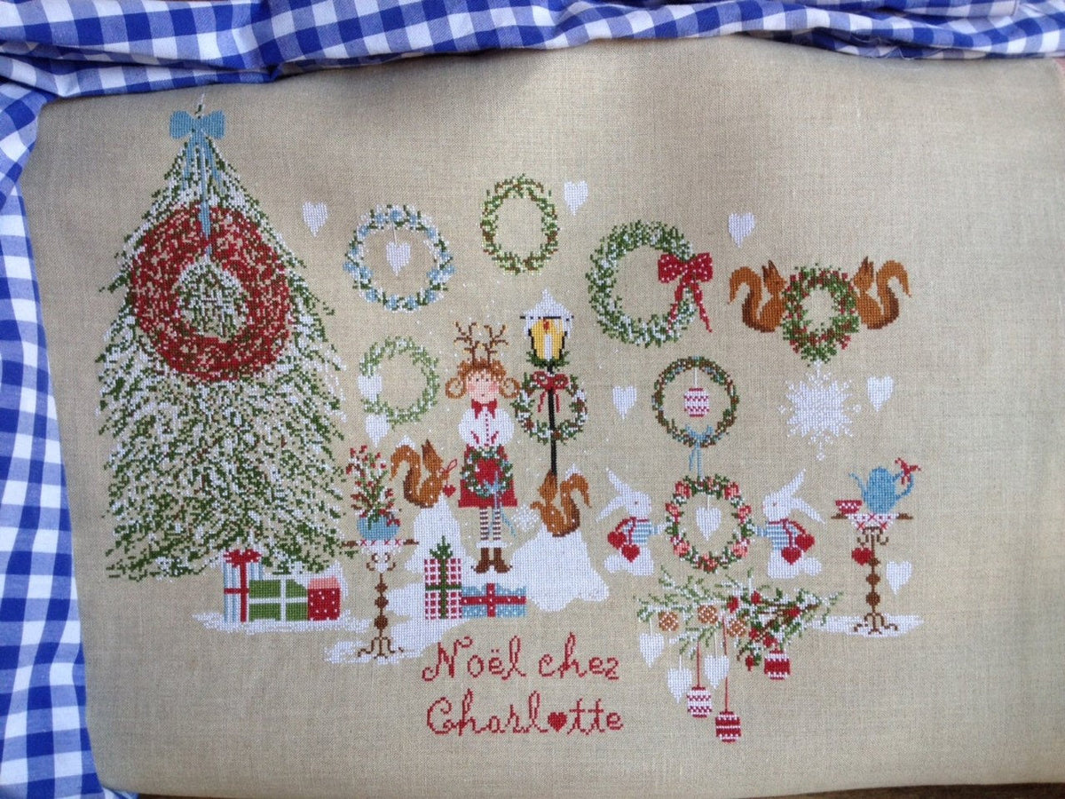 Weihnachten bei Charlotte - Lilli Violette - Kreuzstichmuster