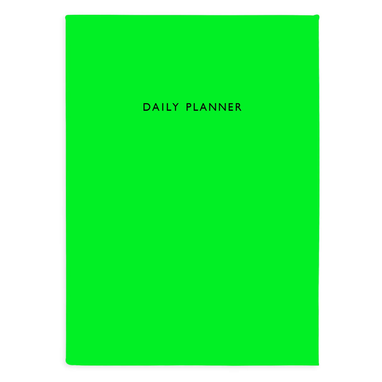 Neon Green Daily Planner - Ohh Deer Agenda