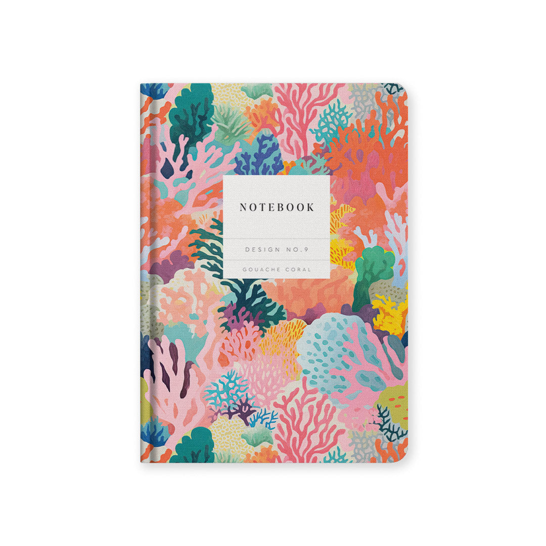 Cuaderno Design No.9 Gouache Coral de Tapa Dura (A5)(10581)