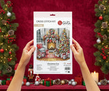 Kit de point de croix. Réveillon de Noël - P021 Tricot et Art