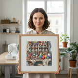 Cross Stitch Kit "Sewing Room" P022 by Punto y Arte (AVA)