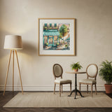 A Cafe in the City - Cross Stitch Kit Stitch and Art P026