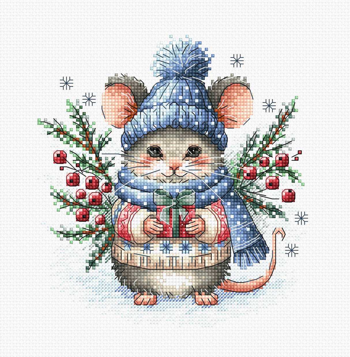Cross Stitch Kit - P027 Stitch and Art - Christmas Magic