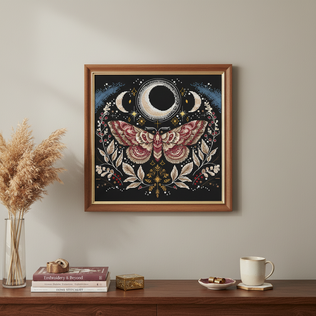 AVA Stitch “The Moss” Cross Stitch Kit P035 – Botanical and Mystic Design