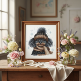 Cross Stitch Kit "The Poodle" P039 AVA (Stitch and Art)