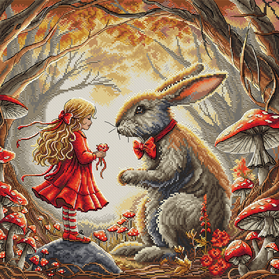 Kit de punto de cruz AVA Stitch Fairy Tale World P045 Mundo de cuentos de hadas