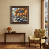 P051 Coffee in Autumn - Knit and Art Cross Stitch Kit