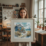 Cross Stitch Kit - "Our Beach" Punto y Arte (AVA), Item P067